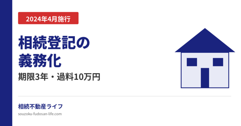 2024年4月施行の相続登記義務化を解説する記事のアイキャッチ画像